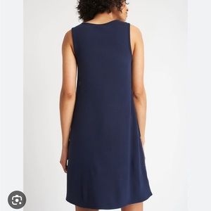 Kit and Ace So Soft brushed Dress in Navy, Size Small
